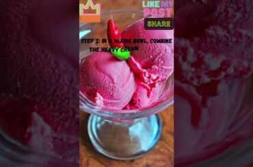 HOW TO MAKE SILI SORBETES (CHILI ICE CREAM)  IN 4 EASY STEPS #shorts