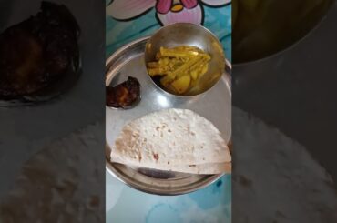 deshi dinner thali/ Bengali food/ recipes/chili flakes// shorts