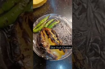 Star Fruit Chutney || Roasted Star Fruit & Chili Chutney || Instant Recipe