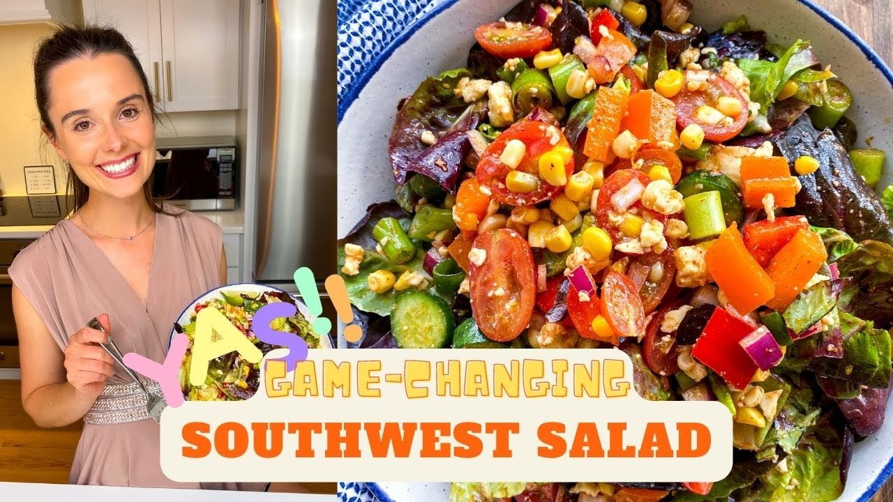 Southwest Salad Recipe (with Chili Lime Dressing!) Chili Chili