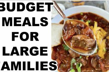 Easy Chuck Roast Chili Recipe  ~  Budget-Friendly Meals for a Large Family