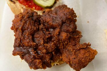 Pretty hot chicken thigh