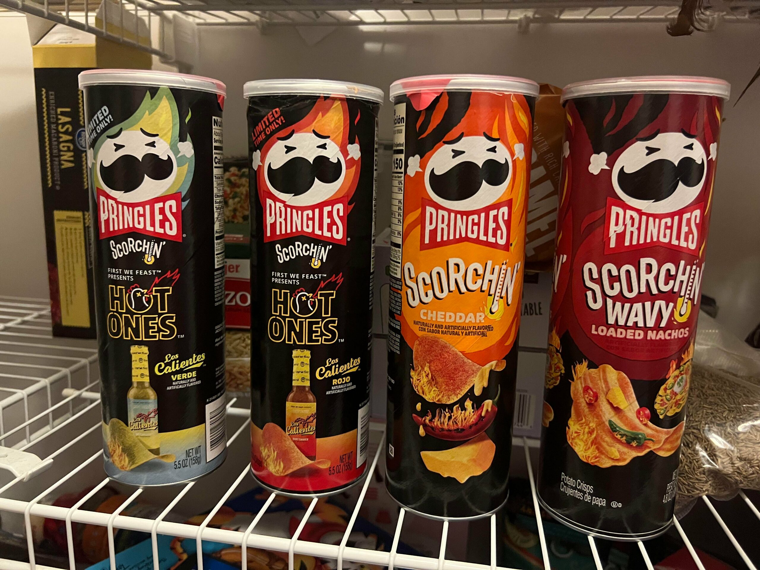 Still trying to find the elusive third Hot Ones Pringles. - Chili Chili