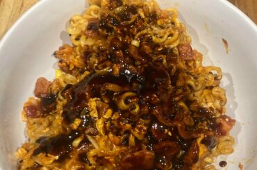 When the 2x noodles aren’t enough, I add my own reduction sauce on top