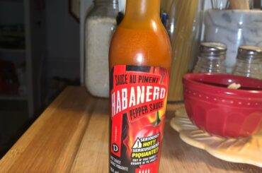 I got this from the dollar store and it’s got pretty good heat for $1 hot sauce