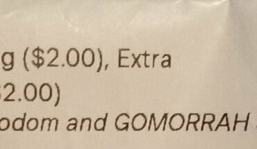 I asked for "pain and suffering" at my local ramen shop and they delivered. I love that place.