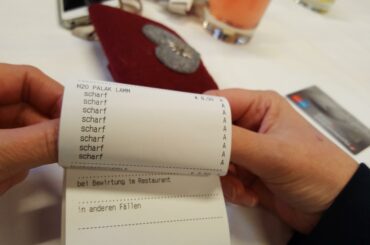 Always good when your waiter takes you up on your word! The lambs were quite silent on that day...