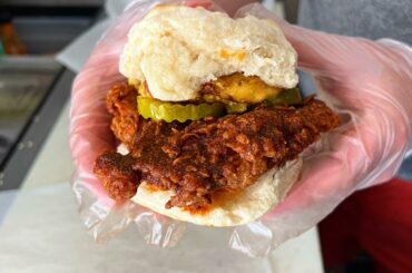 Hot chicken biscuit