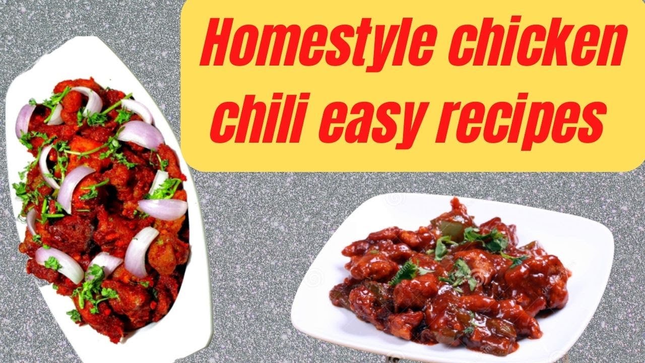 Chicken chilly recipe Home style chicken chilly Easy and fast