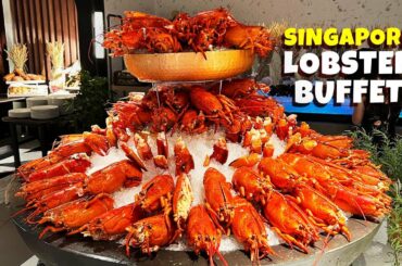All You Can Eat SINGAPORE CHILI CRAB & LOBSTER Buffet! BEST SEAFOOD BUFFET EVER?!