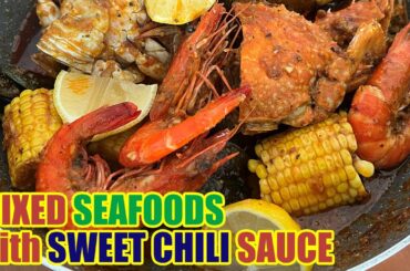 Mixed Seafood Recipe With Sweet Chili Sauce | Thea's Kitchen