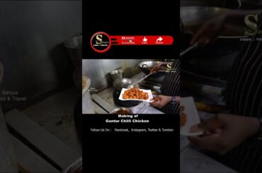 Making of Guntur chili chicken | #shorts | sanju's food and travel