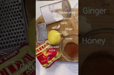 #Chicken honey lemon pakai Chili Aida