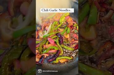 Chili Garlic Noodles #indochinese #noodles #chiligarlic