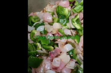 Village Cooking Kalinga | New Odia Recipe Chilli Mushroom #Chilli mushroom Shorts #food#shorts