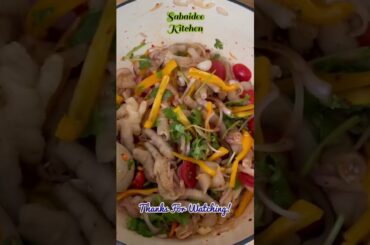 Yum Chicken Feet Salad Recipe