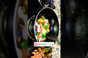 Chili besan bada recipe  | S.M.K | #shorts #ytshorts #cookingshorts