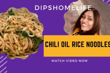 Delicious chili oil rice noodles without onion garlic| noodles recipes | super easy to make #noodle