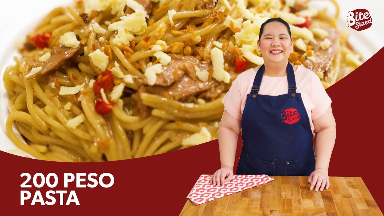 How To Make A 200Peso Pasta (Tuna Chili Garlic Pasta) 30Minute