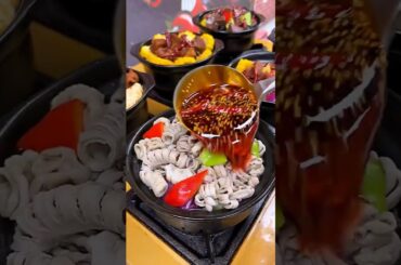 Wow Delicious Spicy See Foods Soup Recipe #shorts #juemcooking