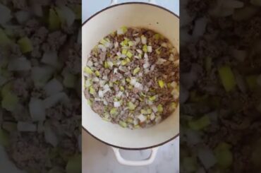 Easy Chili Football Party Idea with Ground Beef #shorts