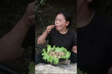 aottom Eating Yummy Chicken feet  salad with chili recipe   Cooking Skills #shorts