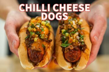 These Chilli Cheese Dogs are the BEST I've ever made!