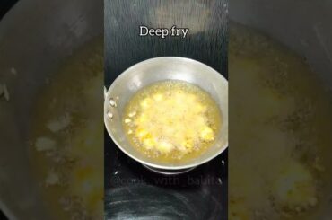 chili garlic potato bites|potatoe bites | by cook with babita#frozenfood#easy