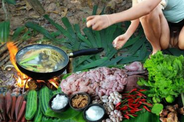 Yummy cooking Roast pork intestines with chili salt Recipe,Delicious,National Foods,Cooking Skills