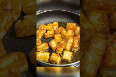 Dry Chilli Paneer Recipe| #chilipaneer #shorts #shortsfood #paneer #food