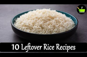10 Simple Leftover Rice Recipes | Instant Rice Recipes | Instant Lunch Box Recipes | Variety Rice