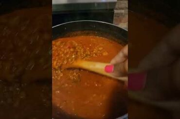 TIME FOR SOME HOMEMADE CHILI