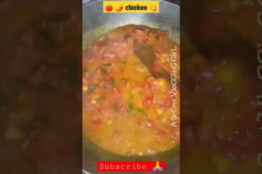 #shorts Tomato & green chili chicken recipe|chicken recipes for dinner|recipes #ASeCretVloGGinGGirL