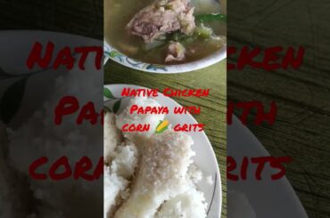 CHILI NATIVE CHICKEN SOUP WITH PAPAYA