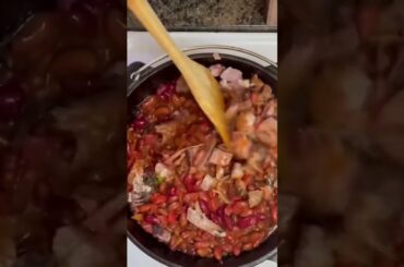 The best brisket chili I’ve ever made #shorts