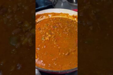 Homemade Chili And The Best Cornbread #shorts #chili #cornbread #homemade