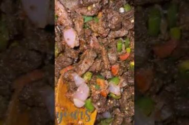 beef dry chilli #beef #spicy #chilli #homemade #pakistan #foodlover