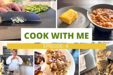 COOK WITH ME-Episode: 4 (EASY, COZY FALL RECIPES! Chilli, Cornbread, Warm Potato Salad)