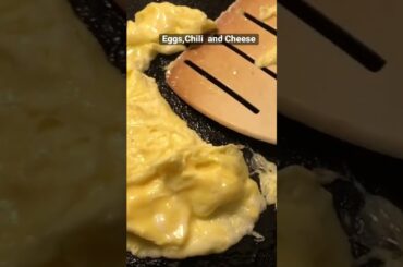 Eggs,Chili and Cheese #short #asmr #satisfying