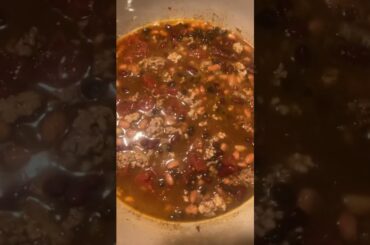 Making some homemade chili