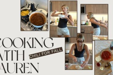Cooking With Lauren: Fall Basic B*tch CHILI!