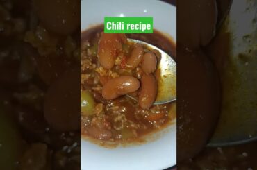 AMERICAN CHILI RECIPE #shorts #food