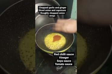 Soya chili recipe #shorts #shortsyoutube #youtubeshorts #shortsfeed