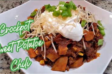 Crockpot Sweet Potatoe Chili - The BEST Recipe for Fall!