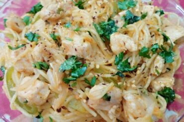 Easy Chicken Spaghetti recipe by loving food