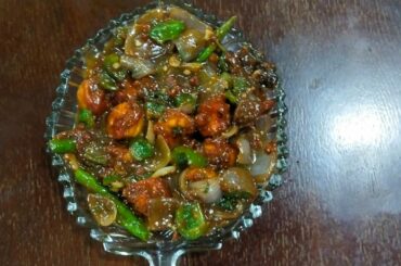 Prawns Chilli Marathi Recipe ll Kolambi Chilli ll Boss Ka Kitchen ll