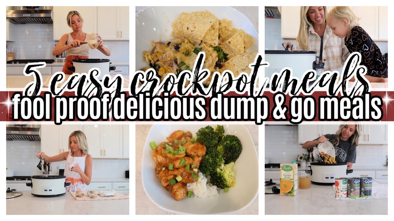 *NEW* SUPER EASY DUMP & GO CROCKPOT MEALS FALL CROCKPOT GLUTEN FREE
