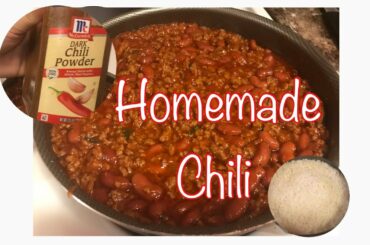 How to make Chili | Homemade Chili Recipe