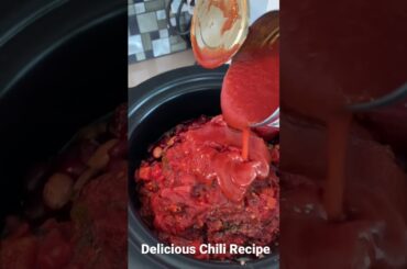 Quick and delicious chili recipe