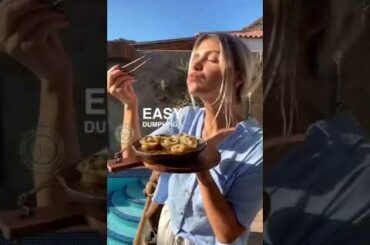 Chili Oil Dumplings recipe - vegan recipe - #shorts #vegan #recipe #dumplings #viral #food